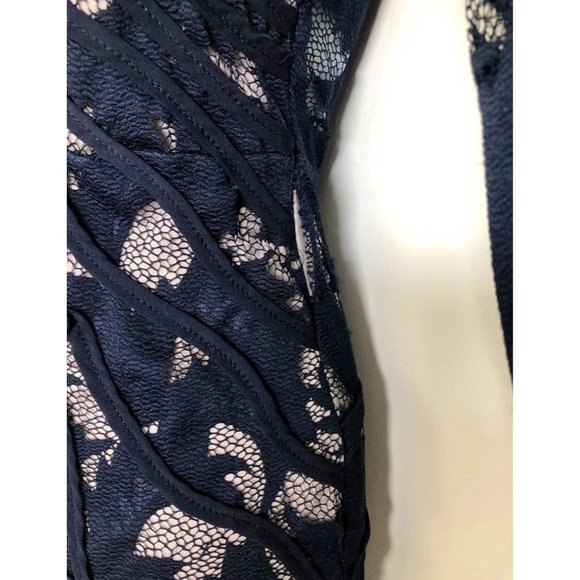 H&M blue lace dress open back - Picture 10 of 13